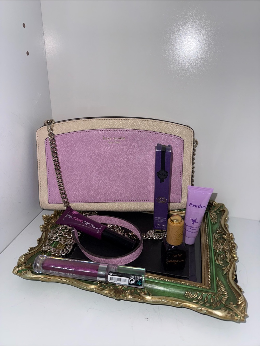 STUFFED Kate Spade Purple Crossbody Bag